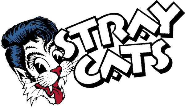 Stray Cats Merchandise is available at Rocker Tee