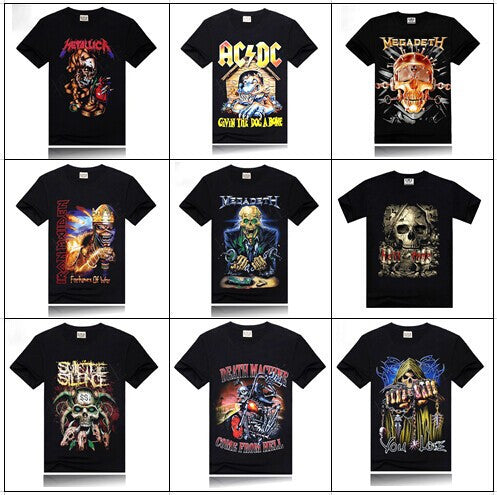 Explore our huge rock t-shirt collection - Rocker Tee Shirts