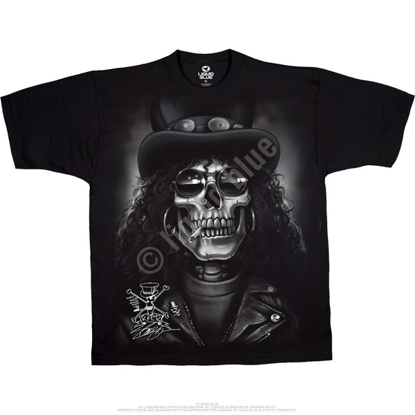Slash Skull Black T-Shirt