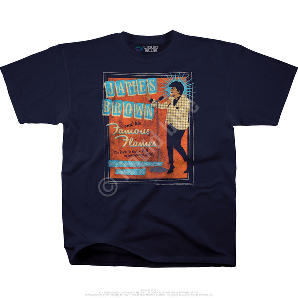 Famous Flames Navy Athletic T-Shirt