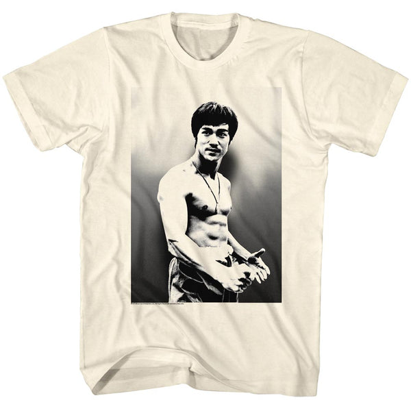 Bruce Lee classic fighting stance t-shirt is available at Rocker Tee.