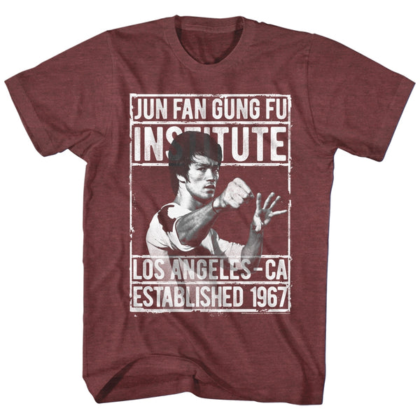 Bruce Lee Jun Fan Gung Fu Institute, Los Angeles CA Established 1967 t-shirt is available at Rocker Tee