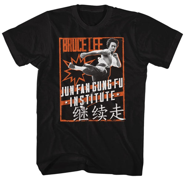 Bruce Lee Jun Fan Gung Fu Institute martial arts action t-shirt is available at Rocker Tee 