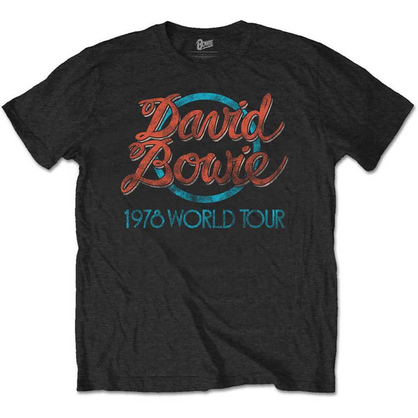 David Bowie Unisex Tee: 1978 World Tour (XX-Large)