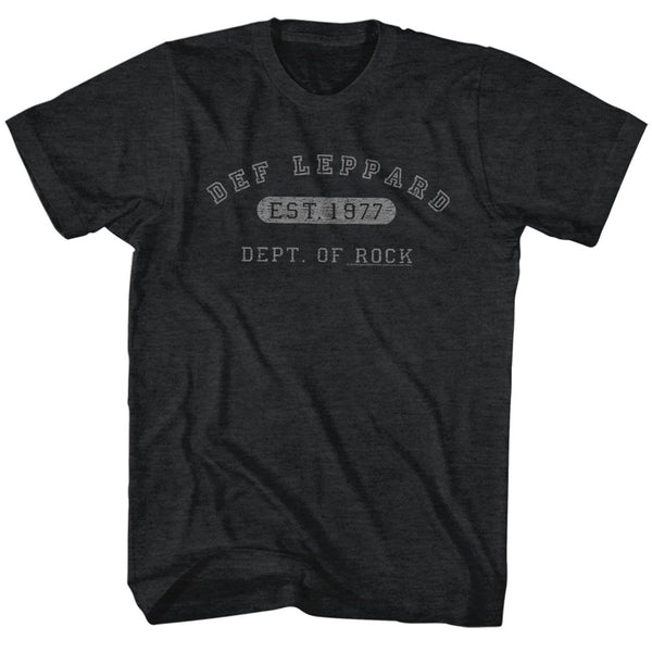 Def Leppard Dept. Of Rock adult short sleeve t-shirt.