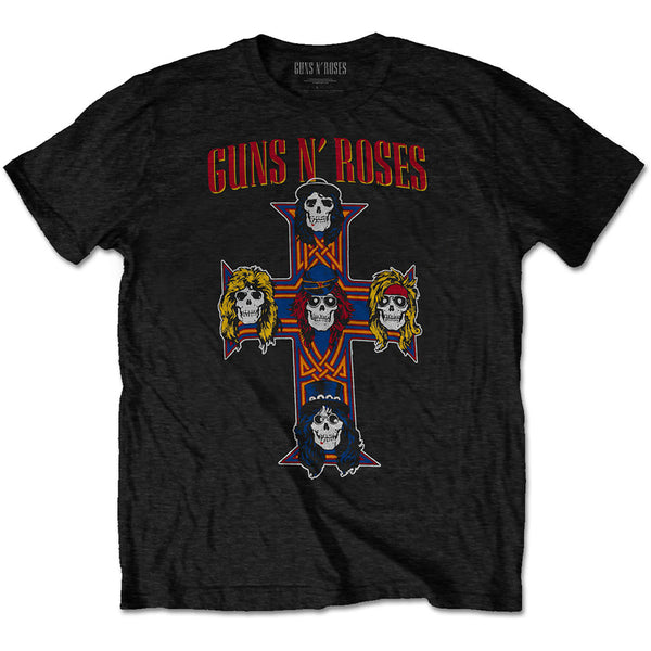 Guns N' Roses Unisex Tee: Vintage Cross 