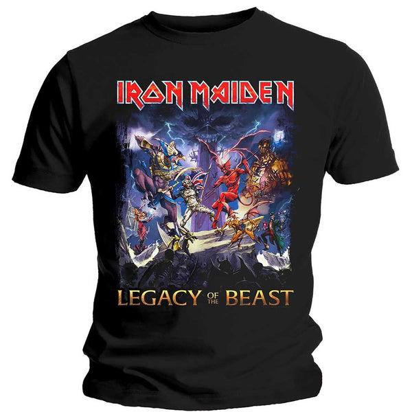 Iron Maiden Unisex Tee: Legacy of the Beast 
