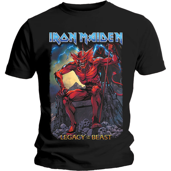 Iron Maiden Unisex Tee: Legacy of the Beast 2 Devil 