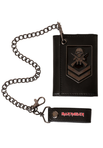 Iron Maiden Matter of Life and Death Tri-Fold Wallet is available at Rocker Tee