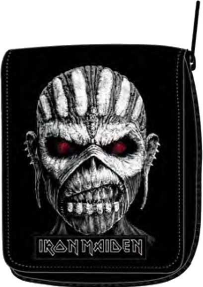 Iron Maiden Book of Souls Eddie Bi-Fold Zip Wallet is available at Rocker Tee