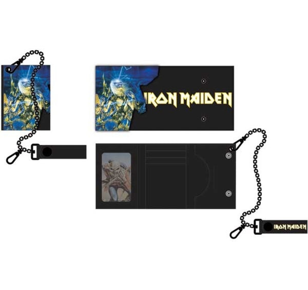 Iron Maiden Tri-Fold Wallet is available at Rocker Tee