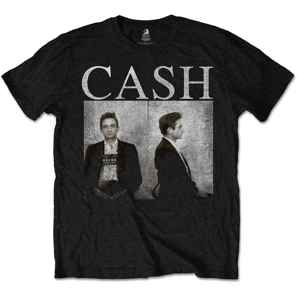 Johnny Cash Unisex Tee: Mug Shot (XX-Large)