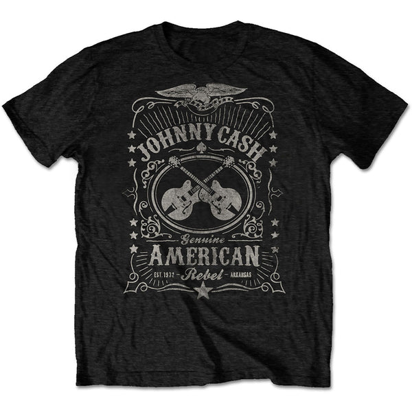 Johnny Cash Unisex Tee: American Rebel (XX-Large)