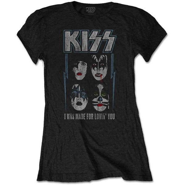 KISS Ladies Tee: Made For Lovin' You 