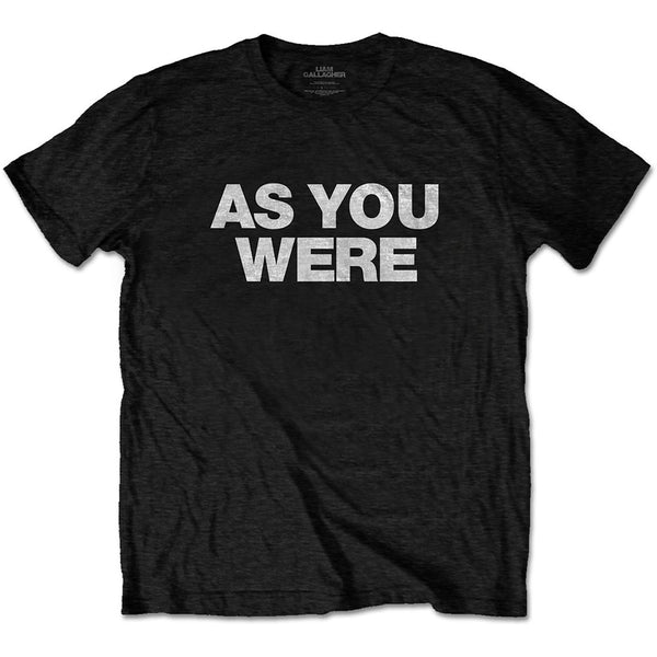 Liam Gallagher Unisex Tee: As You Were (XXX-Large)