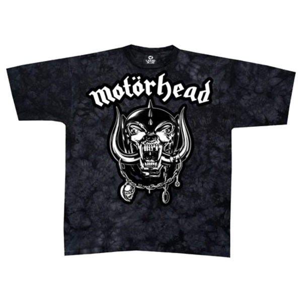 Motorhead custom tie-dye t-shirt is available at Rocker Tee