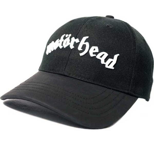 Motorhead Logo baseball cap is available at Rocker Tee
