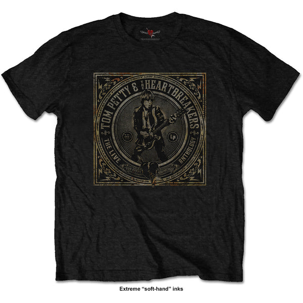 Tom Petty & The Heartbreakers Unisex Tee: Live Anthology (Soft Hand Inks) (XX-Large)
