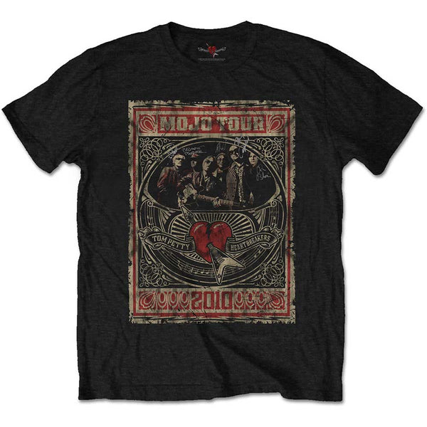Tom Petty & The Heartbreakers Unisex Tee: Mojo Tour (Soft Hand Inks) (XX-Large)