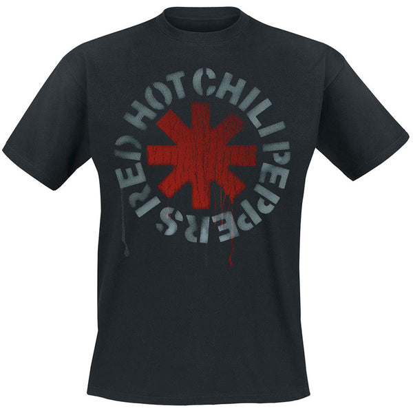 Red Hot Chili Peppers Unisex Tee: Stencil 