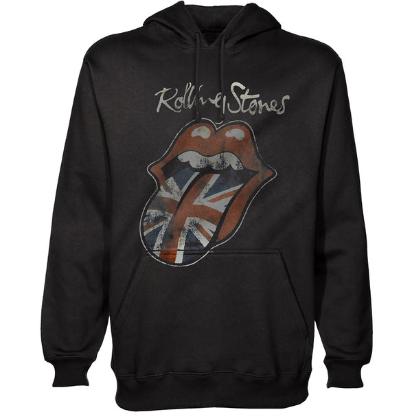 The Rolling Stones Unisex Pullover Hoodie: Union Jack Tongue (XX-Large)