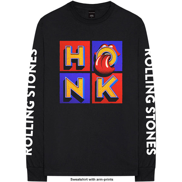 The Rolling Stones Unisex Sweatshirt: Honk Album/Sleeves (Sleeve Print) (XX-Large)