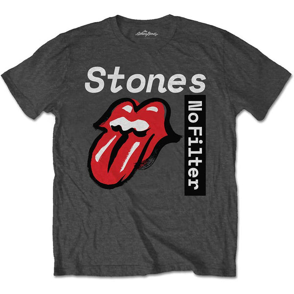 The Rolling Stones Unisex Tee: No Filter Text (XX-Large)