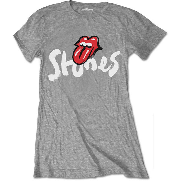 The Rolling Stones Ladies Tee: No Filter Brush Strokes (XX-Large)