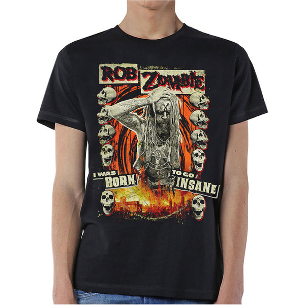 Rob Zombie Unisex Tee: Born to Go Insane (XX-Large)