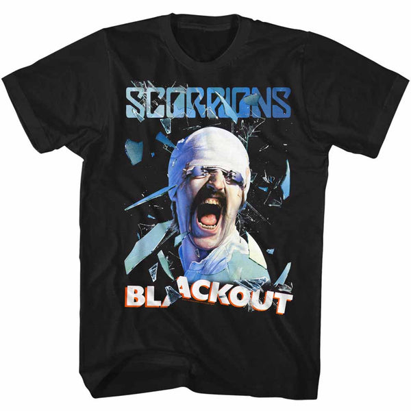 Scorpions Blackout adult short sleeve t-shirt.