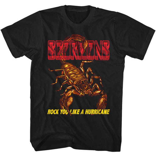 Scorpions Rock You Scorpion adult short sleeve t-shirt.
