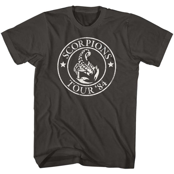 Scorpions Tour 84 adult short sleeve t-shirt.