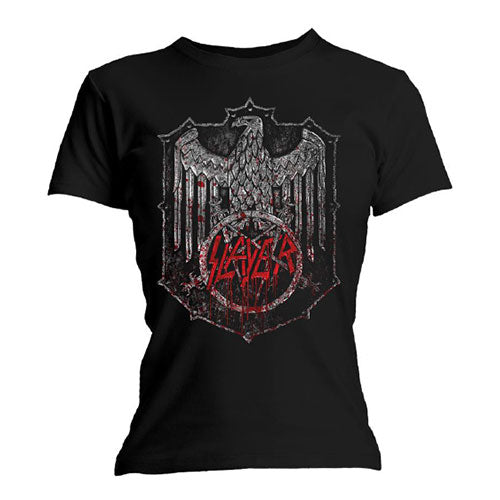 Slayer Ladies Tee: Bloody Shield (XX-Large)