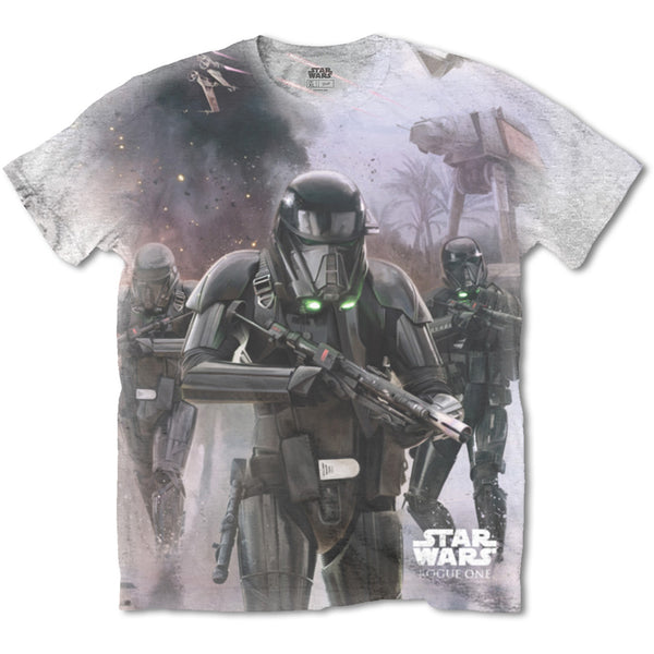 Star Wars Unisex Tee: Rogue One Death Trooper (Sublimation Print) (XX-Large)