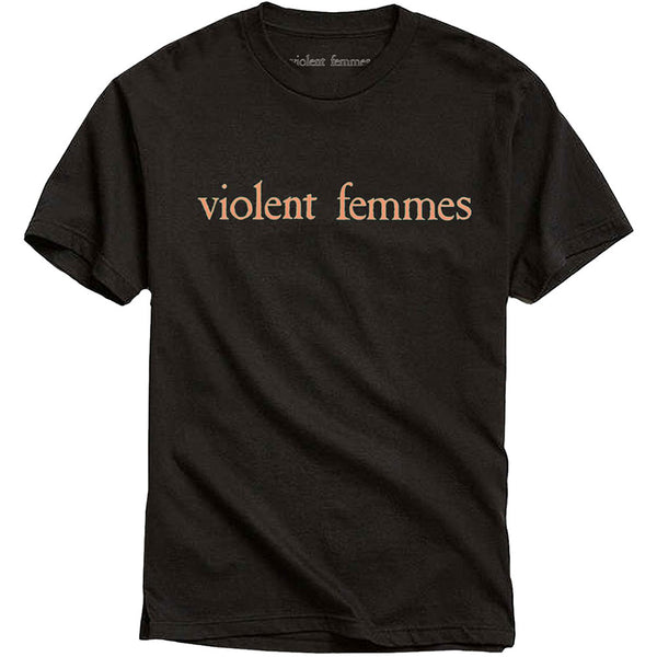 Violent Femmes Unisex Tee: Salmon Pink Vintage Logo (XX-Large)