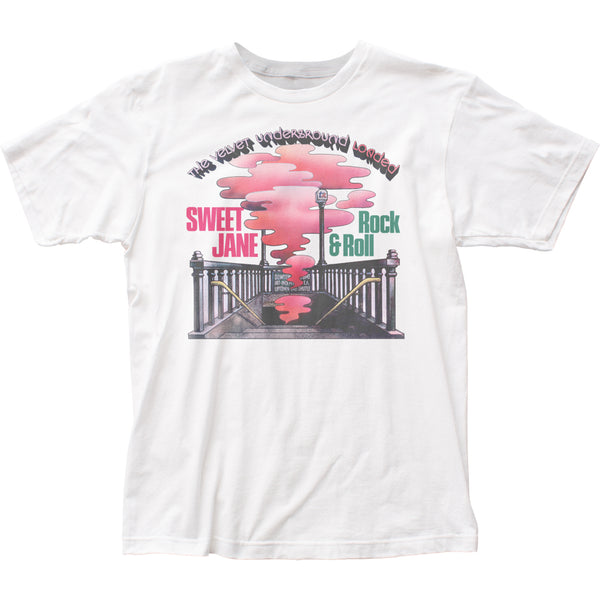 Officially licensed Velvet Underground Sweet Jane t-shirt is available at Rocker Tee