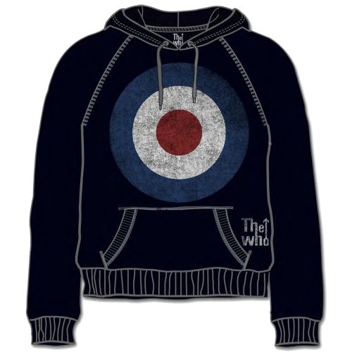 The Who Unisex Pullover Hoodie: Target Distressed (XX-Large)