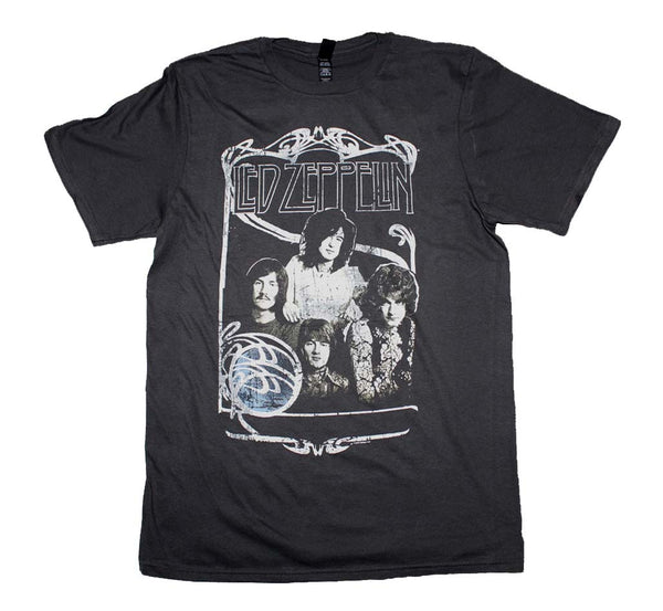 Led Zeppelin 1969 Classic Band Photo T-Shirt is available at Rocker Tee.