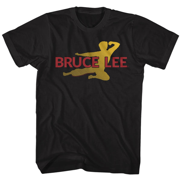 Bruce Lee Flying Sidekick t-shirt is available at Rocker Tee.