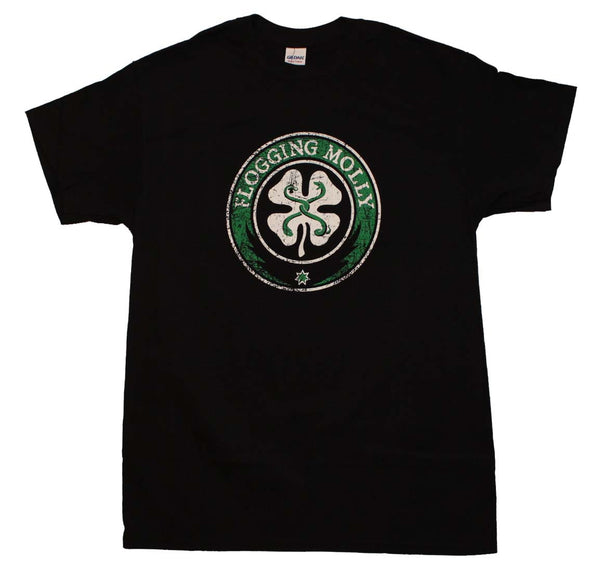 Flogging Molly T-Shirt Featuring The Classic Logo and it's available at RockerTeeShirts.com