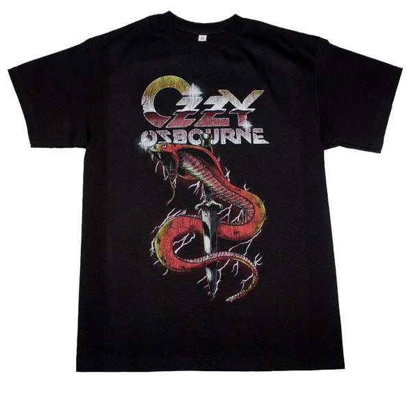 Ozzy Osbourne Cobra Dagger T-Shirt is available at Rocker Tee