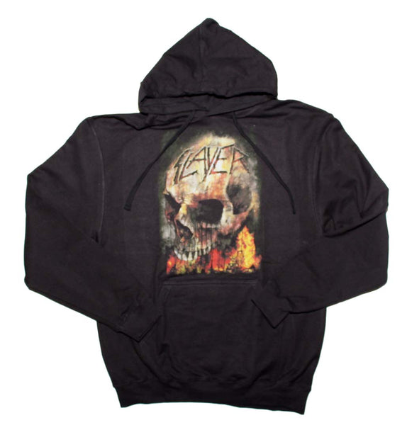 Slayer Fire Skull hoodie sweatshirt is available at Rocker Tee.