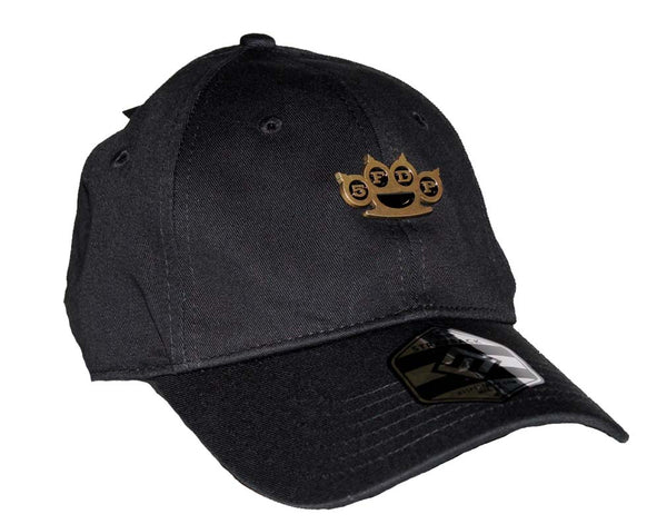 Five Finger Death Punch Brass Knuckles Hat is available at rockerteeshirts.com