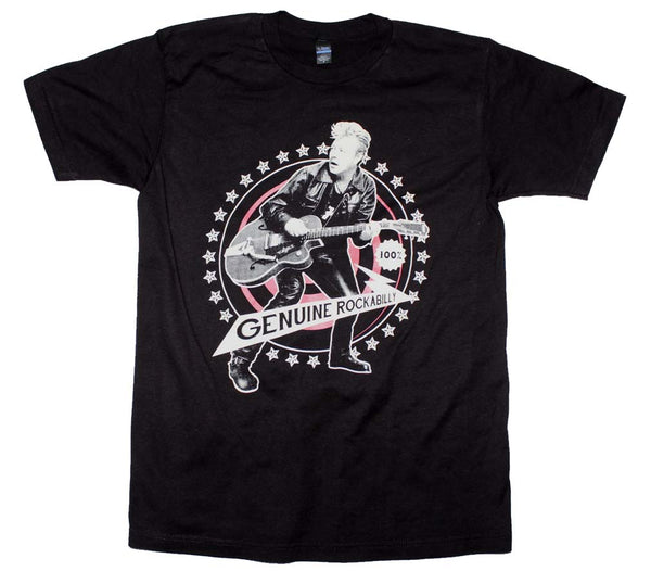 Brian Setzer 100 % Genuine Rockabilly T-Shirt is available at Rocker Tee