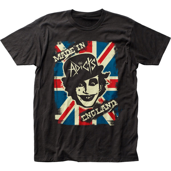 The Adicts Made in England Band T-Shirt is available at Rocker Tee.