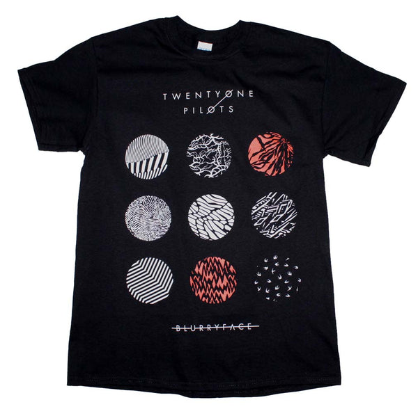 21 Pilots Blurryface T-Shirt is available at Rocker Tee.