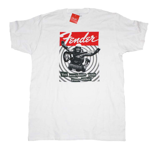 Fender You Won't Part With Yours T-Shirt is available at rockerteeshirts.com