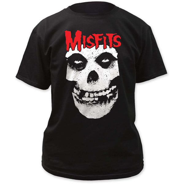 Misfits Red Logo Skull t-shirt is available at Rocker Tee.