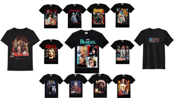 A Brief History of the Rock T-Shirt Market