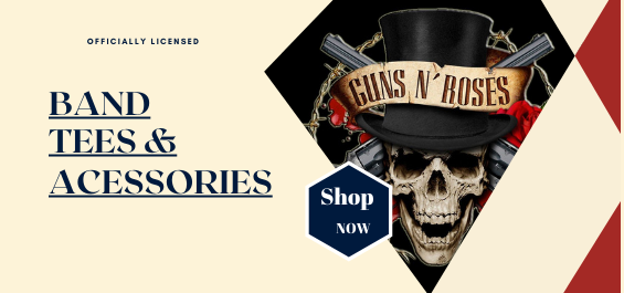  Guns N Roses Tees are available at Rocker Tee